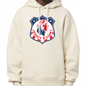 JERSEY N GIANT OVERSIZED HOODIE CREME