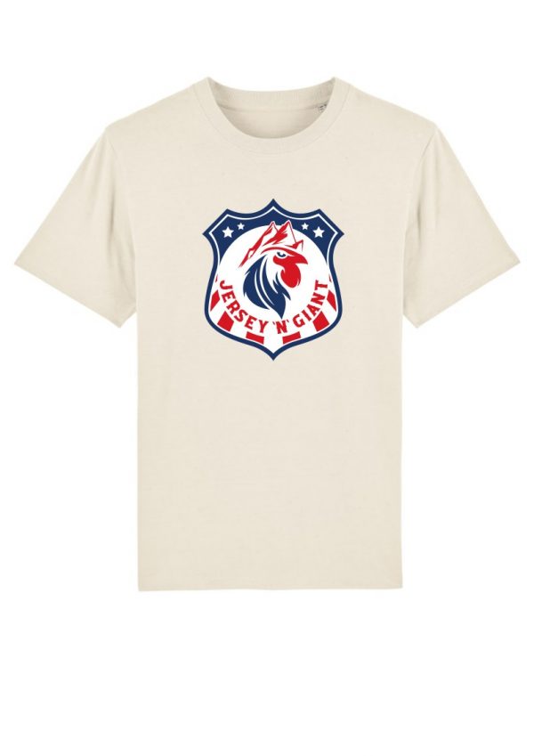 JERSEY N GIANT BASIC T-SHIRT CREME
